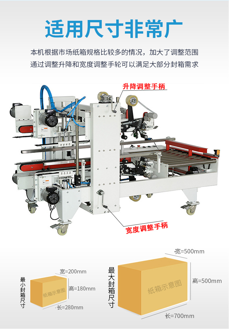 工字型封箱机常见问题及解决方案